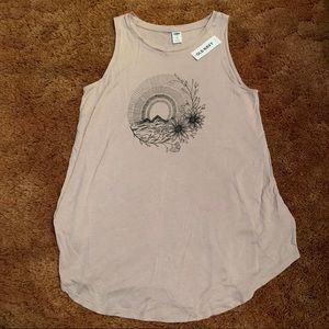 High neck tank top
